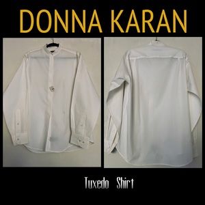 DONNA KARAN Men’s Tuxedo Shirt Sz 15L
